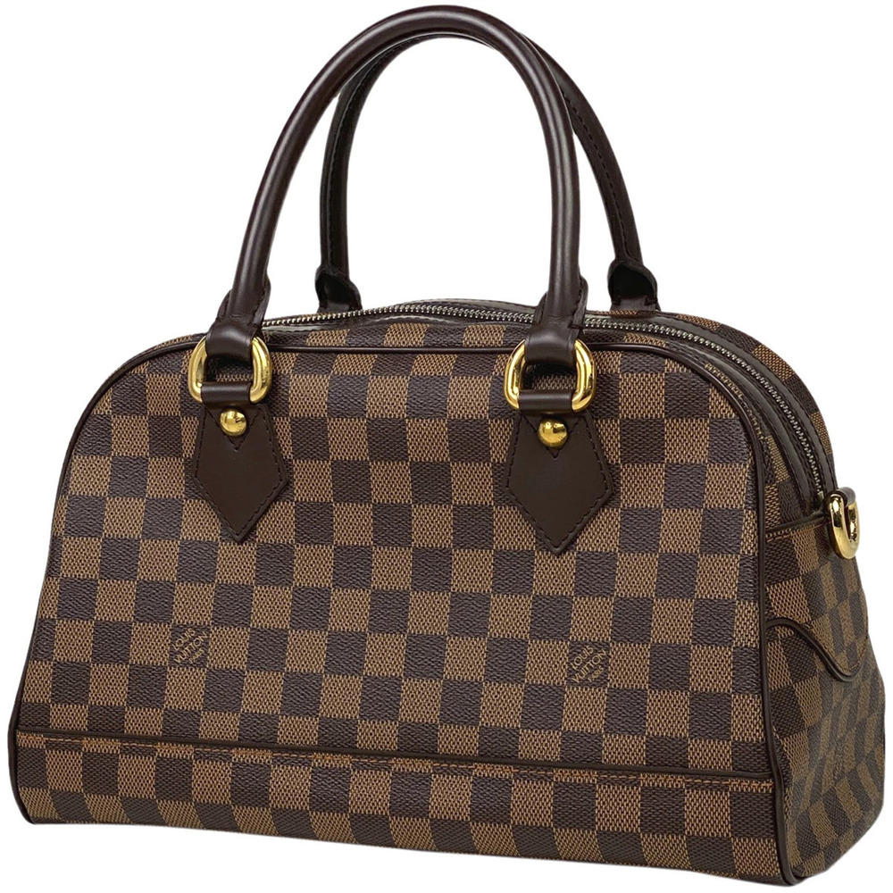 Louis Vuitton Duomo Handbag Tote Bag Damier Brown